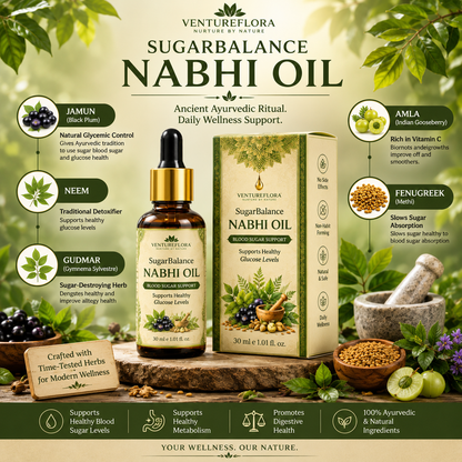 Sugar Balance Nabhi Oil (Buy 1 Get 1 Free)