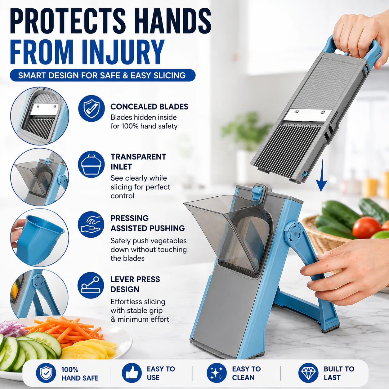 Smart 5-in-1 Vegetable Slicer™
