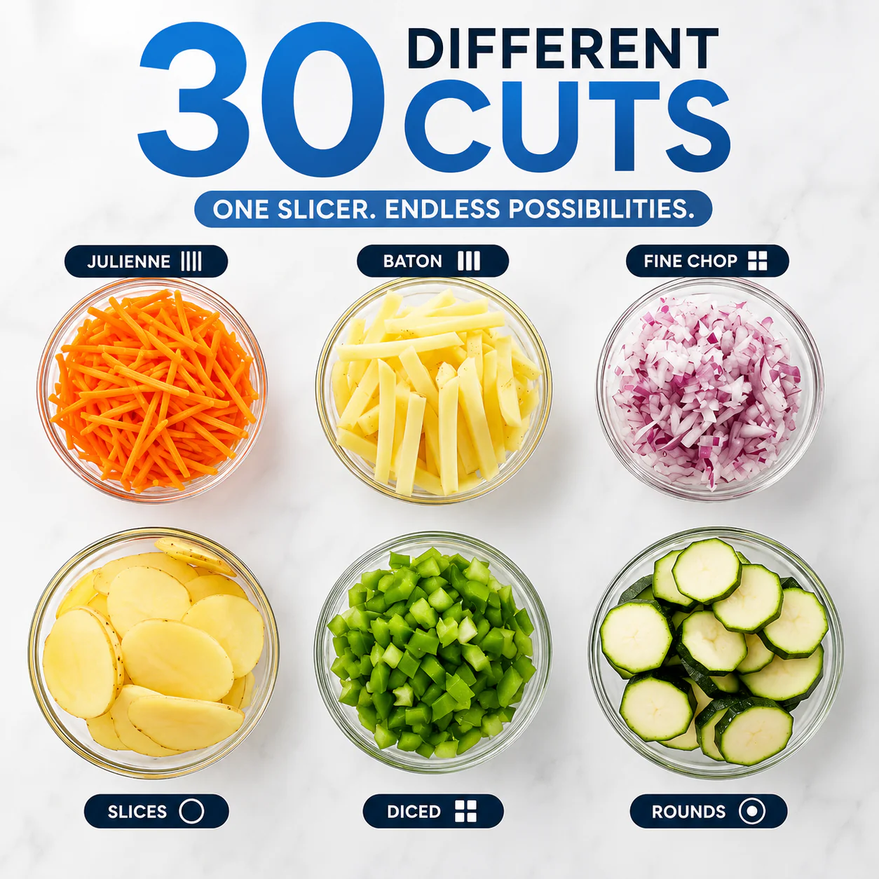 Smart 5-in-1 Vegetable Slicer™